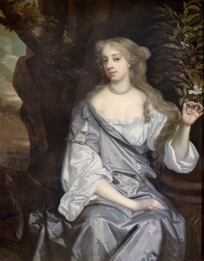 Portret van een dame, vermoedelijk Nell Gwynne (1650-87) door Peter Lely